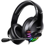 Stereo Pc Gaming Headset Kulaklıklar Online Mikrofon Siyah A ile Sohbet