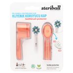 Steriball Pilli veya Şarjlı Diş Fırçaları İçin Hijyenik Turuncu Diş Fırçası Kabı