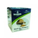 Steril Gazlı Bez Gaz Kompres 7.5 Cm 7.5 Cm 4 Kat 100' Lü Dermateks 2 Paket