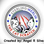 Sterling and Merlin: the Cat Scratch.
