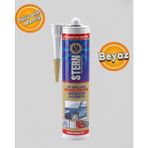 Stern Poliüretan Genel Amaçlı Inşaat ve Otomotiv Mastiği 280 ml Beyaz Çelik Silikon