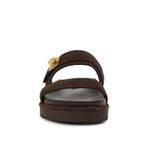 Steve Madden Kadın Take-Two Kahverengi Terlik, 37, TAKE-TWO, cho brn sd