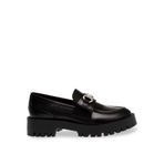 Steve Madden LANDO-CN BLACK LEAT Loafer, 40,5, 5003318820, Siyah, Kadın