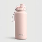 Stevig 1 Hand Leak-Proof Sızdırmaz Çelik Termos 1000 ml Icy Pınk ST-219 - Pembe - 1 lt