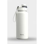 Stevig 1 Hand Leak-Proof Sızdırmaz Çelik Termos 1000 ml Star Whıte ST-213 - Beyaz - 1 lt