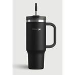 Stevig 2 Moods Tuck-In Tumbler Sızdırmaz Çelik Termos 900 ml Black ST-236 - Siyah