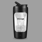 Stevig 4 Gym Şarj Edilebilir Elektrikli Protein Shaker 650 ml Siyah ST-225