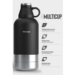 Stevig 4 Multi-Cup Çelik Termos 1,9 Lt. Black St-212