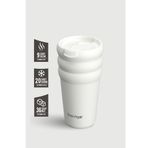 Stevig Bubble Çelik Termos 600 ml ST-249 White Stone