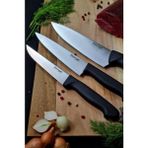 Stevig Cut 4 Chef's Kitchen Şef ve Sebze Bıçak Seti 17,5 cm 15 cm ve 12,5 cm ST-400.001 - ST-400.002 - ST-400.003