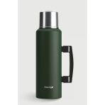 Stevig St-206 4 Camp Klasik Vakumlu Kulplu Çelik Termos 1.5Lt Green