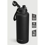 Stevig St-235 1 Hand Leak-Proof Sızdırmaz Çelik Termos 1500Ml Black