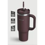 Stevig St-238 2 Moods Tuck-In Tumbler Sızdırmaz Çelik Termos 900Ml Chocolate Plum