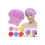 stfast st Mikrofiber Hızlı Saç Kurutma Kafa Havlusu Duş Bonesi Yumuşak Emici Kadınlar İçin Banyo Duş Türban