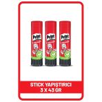 Stick Yapıştırıcı 43Gr Büyük Boy - (3 Adet)
