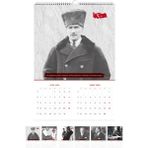 Sticker Art 2026 Atatürk Duvar Denizci Gemici Takvimi 33 x 48 cm