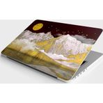 Sticker Art Laptop Sticker Bilgisayar Notebook Pc Kaplama Etiketi 3d Altın Dağlar