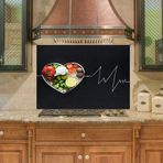 Sticker Art Mutfak Duvar Tezgah Arası Ocak Arkası Sticker Kaplama Sağlıklı Yaşam