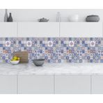Sticker Art Mutfak Tezgah Arası Folyo Fayans Kaplama Folyosu İspanyol Seramik Desen 60x200 CM