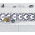Sticker Art Mutfak Tezgah Arası Folyo Fayans Kaplama Folyosu İtalyan Çini Motif 60x200 CM