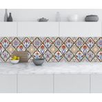 Sticker Art Mutfak Tezgah Arası Folyo Fayans Kaplama Folyosu Türk Osmanlı Motif 1 60x400 CM