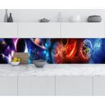 Sticker Art Mutfak Tezgah Arası Folyo Fayans Kaplama Folyosu Uzay Sahnesi 60x200 CM