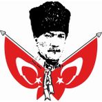 Sticker Atölyesi Atatürk ve Türk Bayrağı Sticker - 11002 Renkli 8 x 8 cm