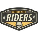 Sticker Atölyesi Rider Motosiklet Sticker - 14212 - Renkli - 30x18 Cm