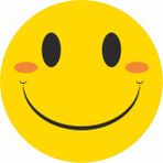 Sticker Atölyesi Smiley - Emoji - Gülen Yüz Sticker - 20634 Renkli 5 x 5 cm