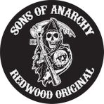 Sticker Atölyesi Sons Of Anarchy Sticker - 13023 - 10 x 10 cm - Renkli