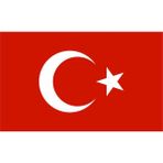 Sticker Atölyesi Türk Bayrağı Sticker - 18002 Kırmızı 13 x 8 cm