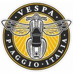 Sticker Atölyesi Vespa - Piaggio Sticker - 14194 Renkli 10 x 10 cm