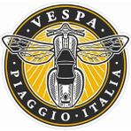 Sticker Atölyesi Vespa - Piaggio Sticker - 14194 Renkli 6 x 6 cm - 20x20 cm