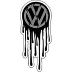 Sticker Atölyesi Volkswagen Sticker - 15084 - 15 x 6.5 cm - Renkli