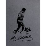 Sticker Dizayn Mustafa Kemal Atatürk Kocatepe Silüet Sticker - Araba Oto Motosiklet Karavan Sticker 00617 - 30x20 Cm - Siyah