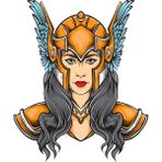 Sticker Fabrikası Atlantis Kadın 11x13 cm Duvar Stickerı