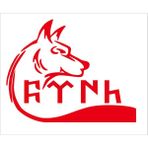 Sticker Fabrikası Göktürkçe Türk Yazı ve Kurt Araba Sticker 00920 - Kırmızı - 20 x 15 cm