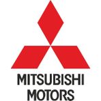 Sticker Fabrikası Mitsubishi Logo 11x8.5 cm Duvar Stickerı
