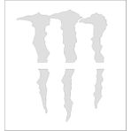 Sticker Fabrikası Monster Pençe Araba Sticker 00928 - Siyah - 40 x 32 cm