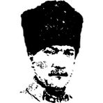 Sticker Fabrikası Şeffaf Mustafa Kemal Atatürk Büyük Türk Başbuğ Sticker 00276 9 x 14 cm - Renkli