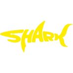 Sticker Fabrikası Shark Köpek Balığı Köpekbalığı Sticker 00443 - 21 x 9 cm - Sarı