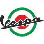 Sticker Fabrikası Vespa Logo Sticker 00399 - 21 x 14 cm - Renkli