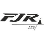 Sticker Fabrikası Yamaha Fjr 1300 Sticker 00320 - 25 x 6 cm - Siyah