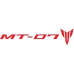 Sticker Fabrikası Yamaha Mt-07 Sticker 00360 - 12 x 3 cm - Kırmızı