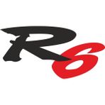 Sticker Fabrikası Yamaha R6 Sticker 00363 - 20 x 10 cm - Siyah - Kırmızı