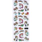 Sticker Kabartmalı Sticker Defter Planlayıcı Etiket (CB577) 16X7 Cm- Müzikal Unicorn