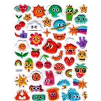 Sticker Kabartmalı Stiker Defter Planlayıcı Etiket (Ldd007)-24x19cm - Dünya Çiçek Balık