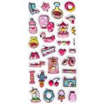 Sticker Kabartmalı Stiker Defter Planlayıcı Etiket (Lde016)-19x9cm - Lunapark Şapka