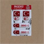 Sticker Kan Grubu Damla Sticker 0 Rh Pozitif - A4 - Renkli