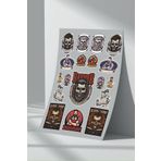 Sticker Market Kurukafa Berber Sticker Seti